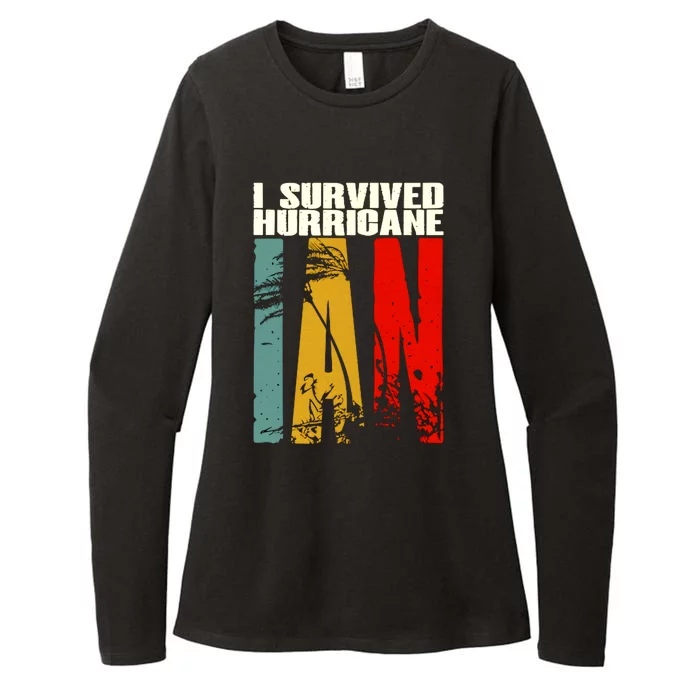 I Survived Hurricane Ian Florida Strong Womens CVC Long Sleeve Shirt