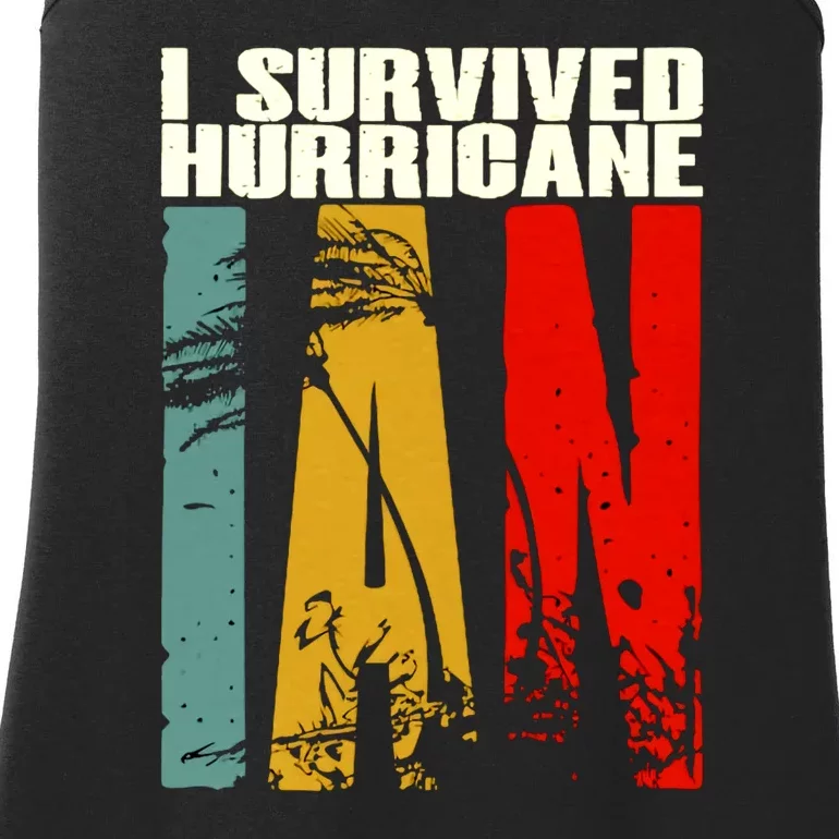 I Survived Hurricane Ian Florida Strong Ladies Essential Tank