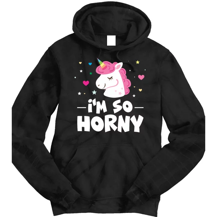 I'm So Horny Tie Dye Hoodie