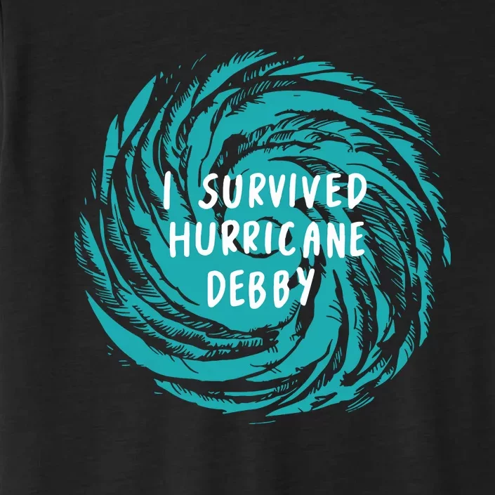 I Survived Hurricane Debby 2024 Florida ChromaSoft Performance T-Shirt