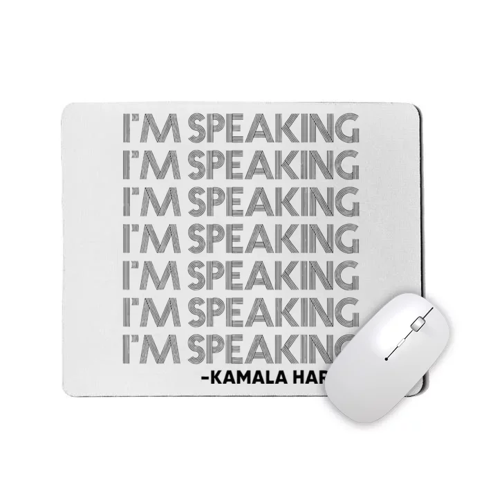 IM Speaking Harris For President 2024 Mousepad