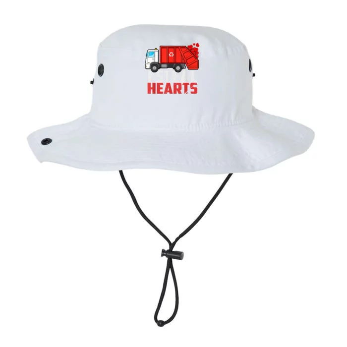 I Steal Hearts Garbage Truck Valentines Day Legacy Cool Fit Booney Bucket Hat