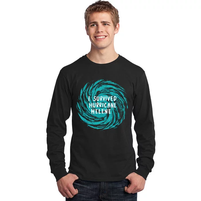 I Survived Hurricane Helene 2024 Florida Tall Long Sleeve T-Shirt