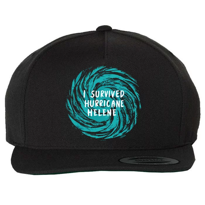 I Survived Hurricane Helene 2024 Florida Wool Snapback Cap