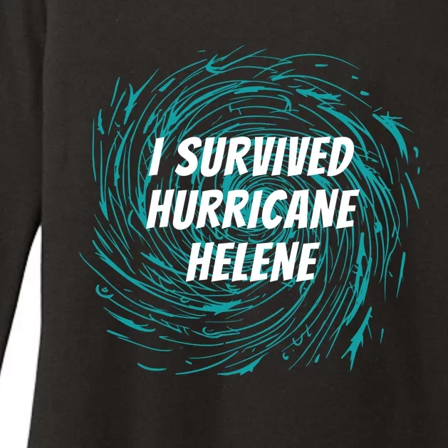 I Survived Hurricane Helene 2024 Florida Womens CVC Long Sleeve Shirt