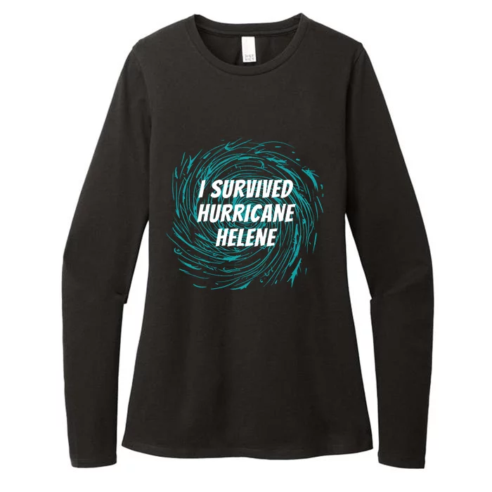 I Survived Hurricane Helene 2024 Florida Womens CVC Long Sleeve Shirt