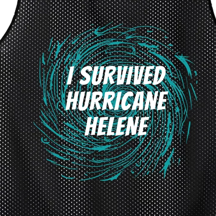 I Survived Hurricane Helene 2024 Florida Mesh Reversible Basketball Jersey Tank