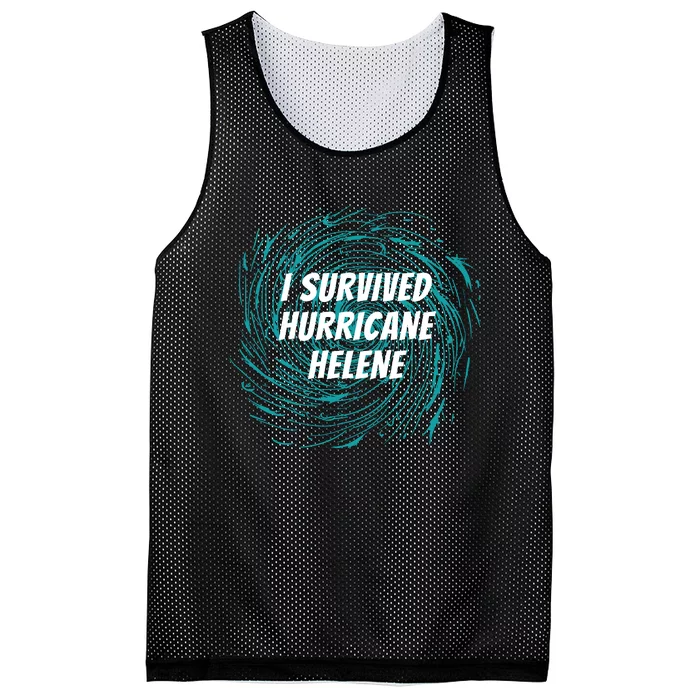 I Survived Hurricane Helene 2024 Florida Mesh Reversible Basketball Jersey Tank