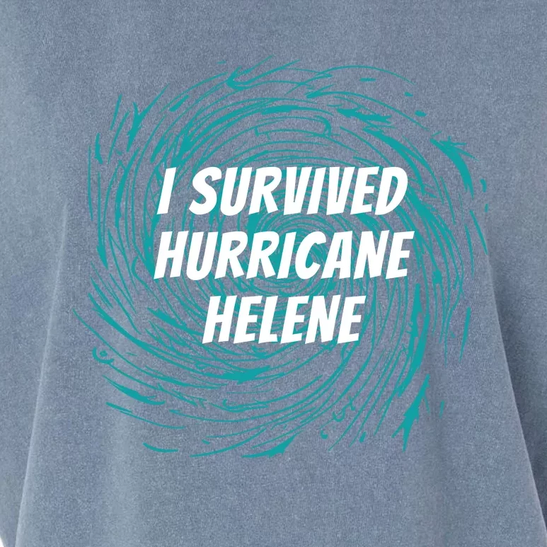 I Survived Hurricane Helene 2024 Florida Garment-Dyed Women's Muscle Tee