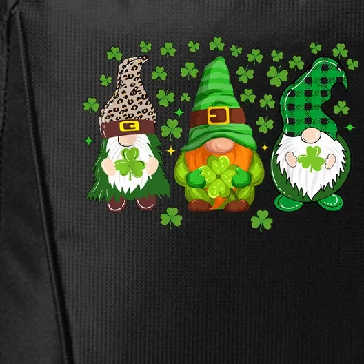 Irish Shamrock Happy St Patrick's Day Gnome Shamrock City Backpack