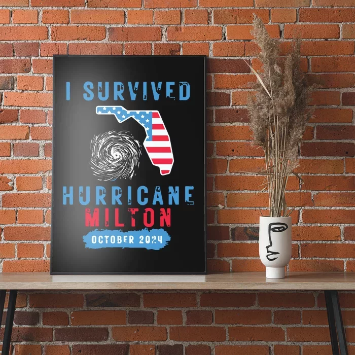 I Survived Hurricane Milton October 2024 Hurricane Milton Survior Poster