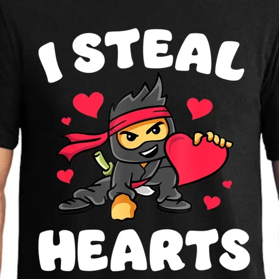 I Steal Hearts Ninja Valentines Day Pajama Set