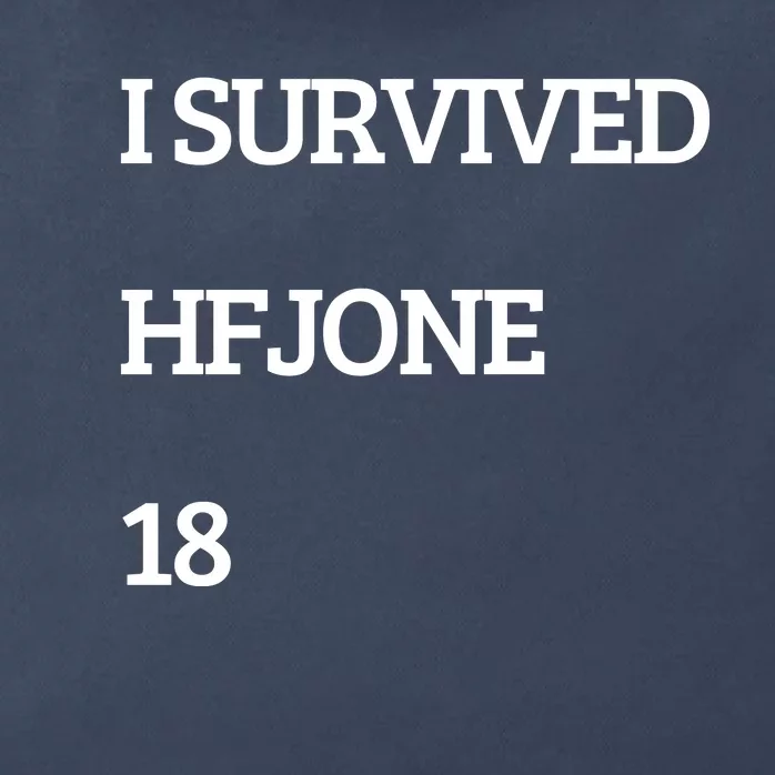 I Survive Hfjone 18 Zip Tote Bag