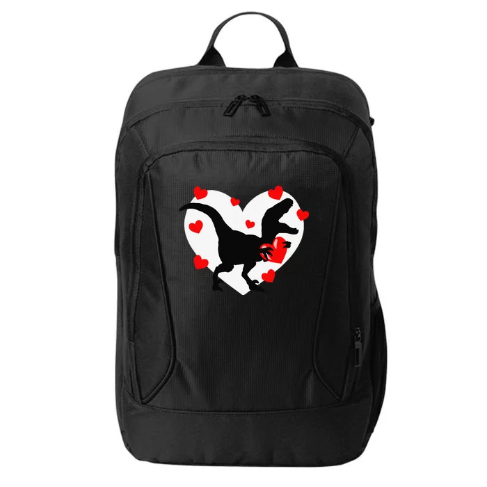 I Steal Hearts Loveasaurus Trex Dinosaur Fans City Backpack