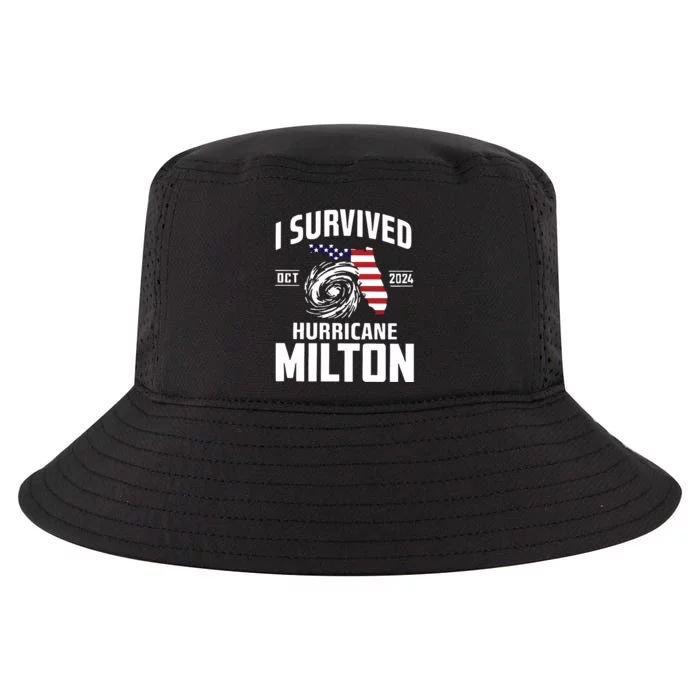 I Survived Hurricane Milton 2024 Hurricane Milton Survivor Cool Comfort Performance Bucket Hat