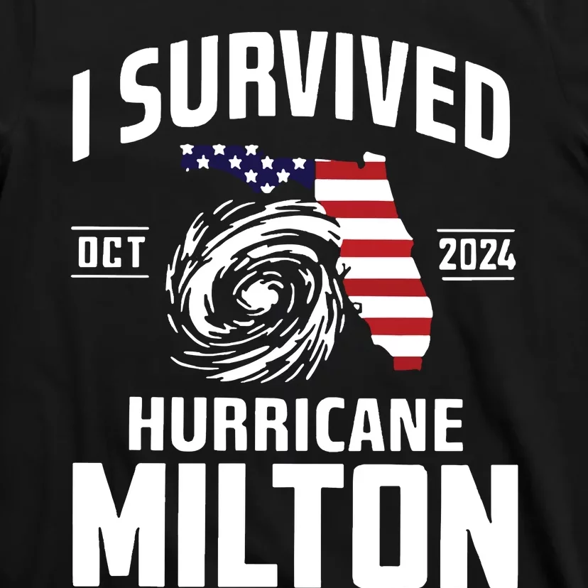 I Survived Hurricane Milton 2024 Hurricane Milton Survivor T-Shirt