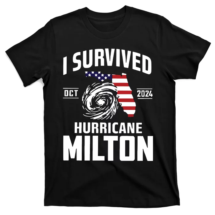 I Survived Hurricane Milton 2024 Hurricane Milton Survivor T-Shirt