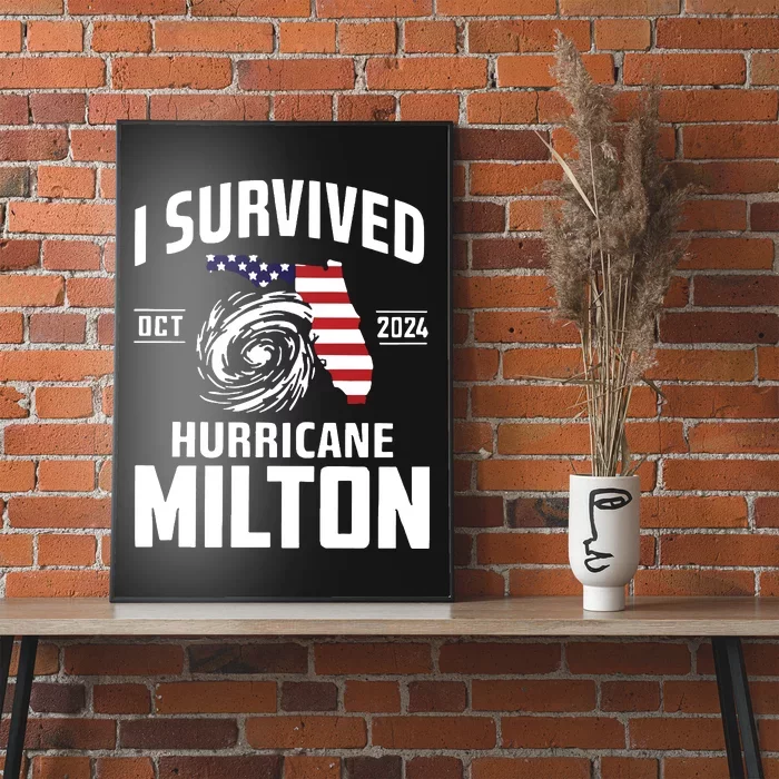 I Survived Hurricane Milton 2024 Hurricane Milton Survivor Poster