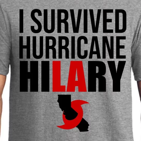 I Survived Hurricane Hilary California LA Pajama Set