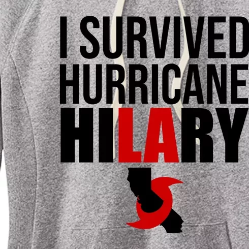 I Survived Hurricane Hilary California LA Women's Fleece Hoodie