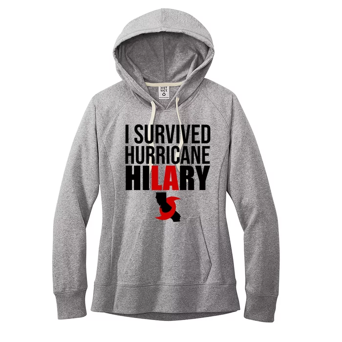 I Survived Hurricane Hilary California LA Women's Fleece Hoodie