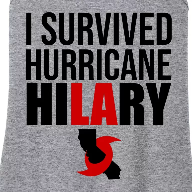 I Survived Hurricane Hilary California LA Ladies Essential Tank