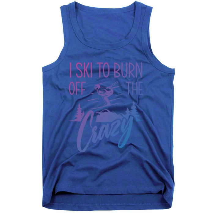 I Ski Hobby Skiing Athlete Winter Sports Ski Lover Gift Tank Top