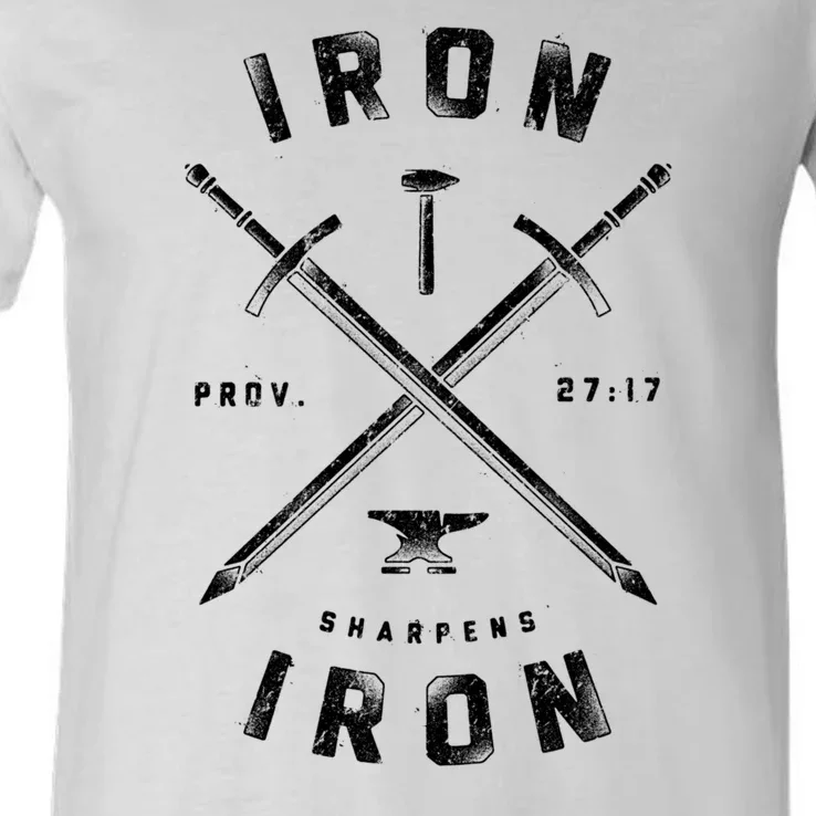 Iron Sharpens Iron V-Neck T-Shirt