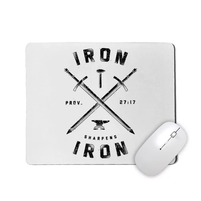 Iron Sharpens Iron Mousepad