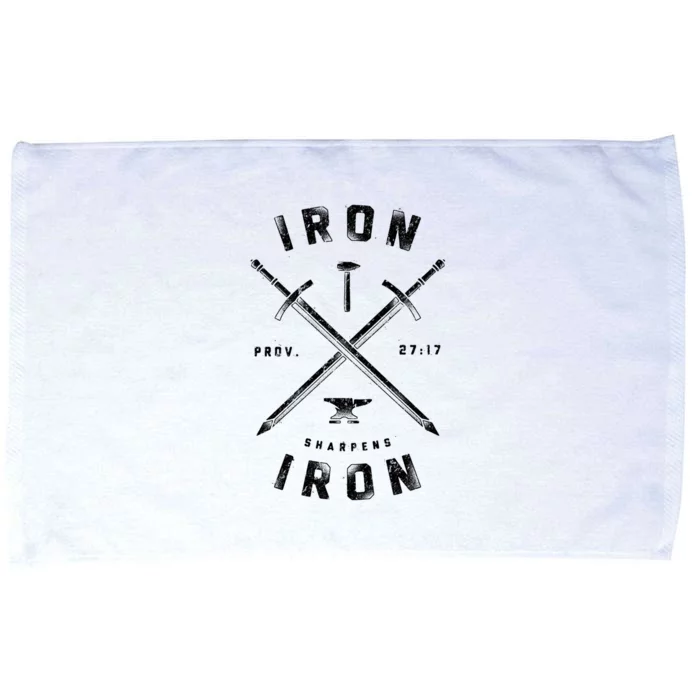 Iron Sharpens Iron Microfiber Hand Towel