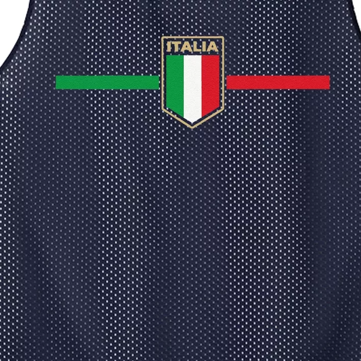 Italy Soccer Italia Football Fan Mesh Reversible Basketball Jersey Tank