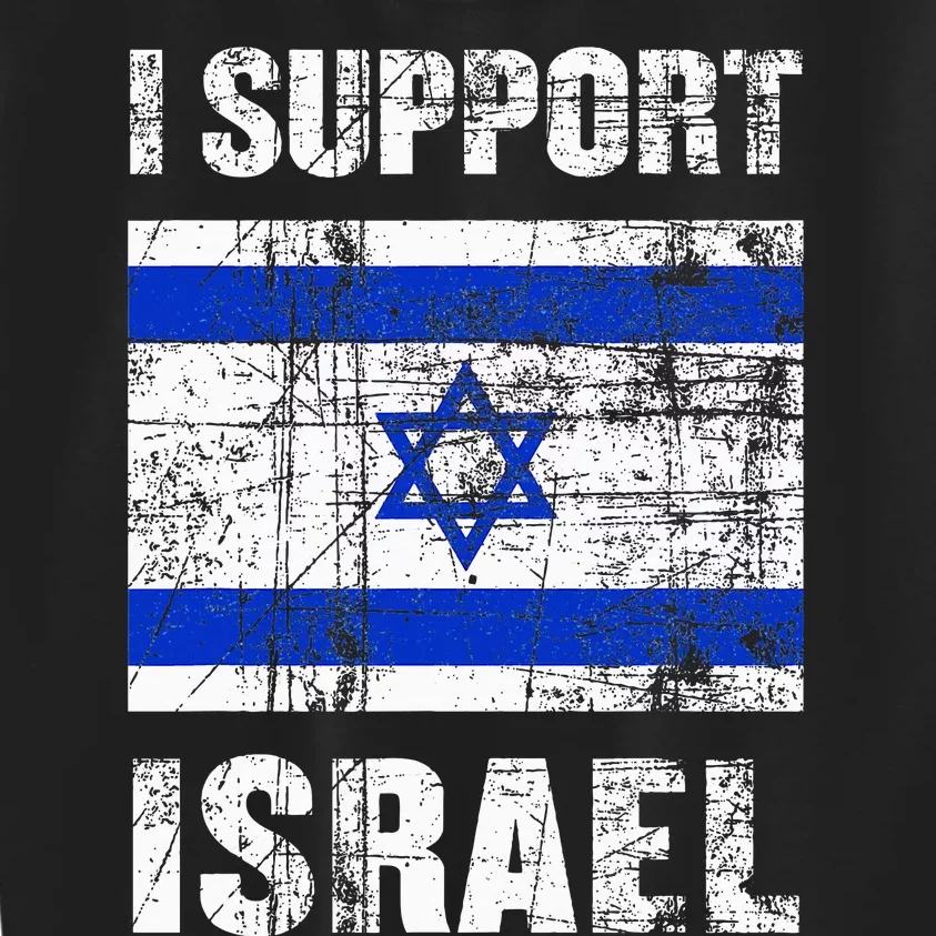 I Support Israel We Stand with Israel I Stand With Israel Kids Sweatshirt