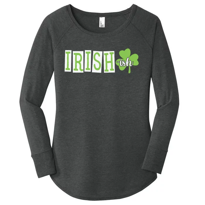 Irish Shamrock Irishish Women's Perfect Tri Tunic Long Sleeve Shirt