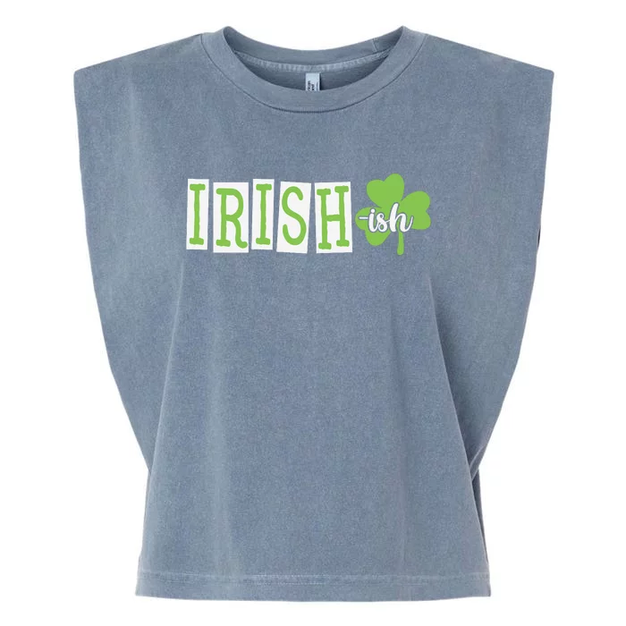 Irish Shamrock Irishish Garment-Dyed Women's Muscle Tee