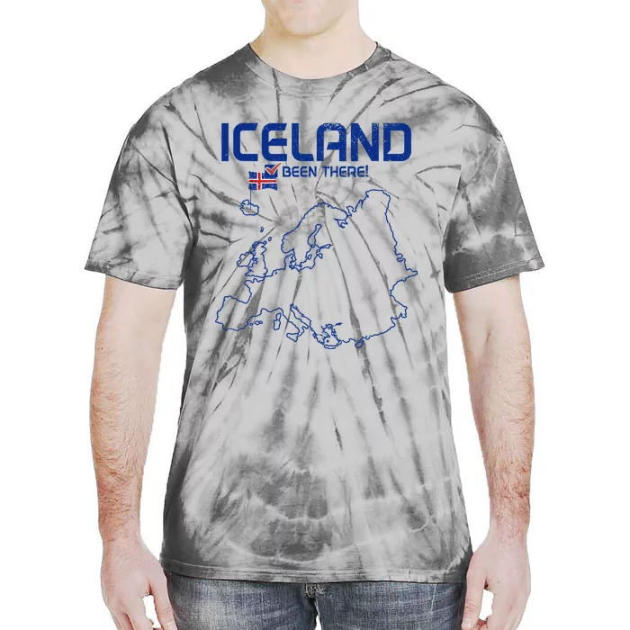 Iceland Souvenir Tie-Dye T-Shirt