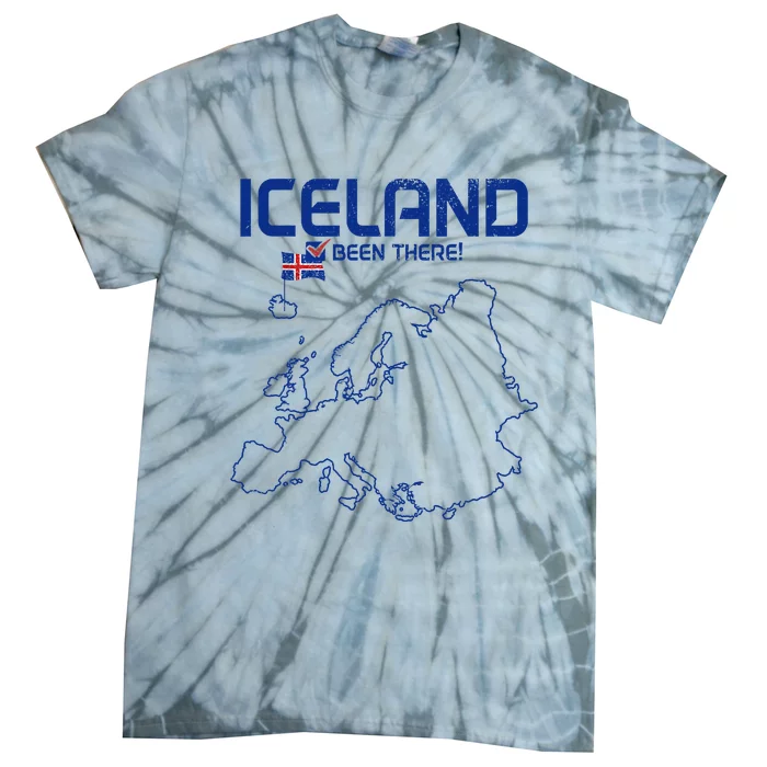 Iceland Souvenir Tie-Dye T-Shirt