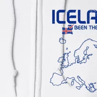 Iceland Souvenir Full Zip Hoodie