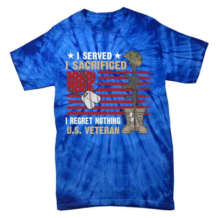 I Served I Sacrificed Gift Tie-Dye T-Shirt