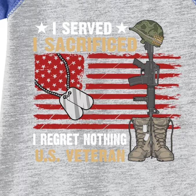 I Served I Sacrificed Gift Infant Baby Jersey Bodysuit