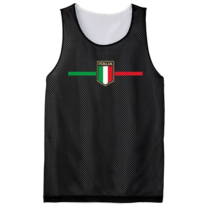 Italy Soccer Italia Football Fan Mesh Reversible Basketball Jersey Tank