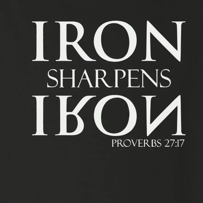 Iron Sharpens Iron Toddler Long Sleeve Shirt