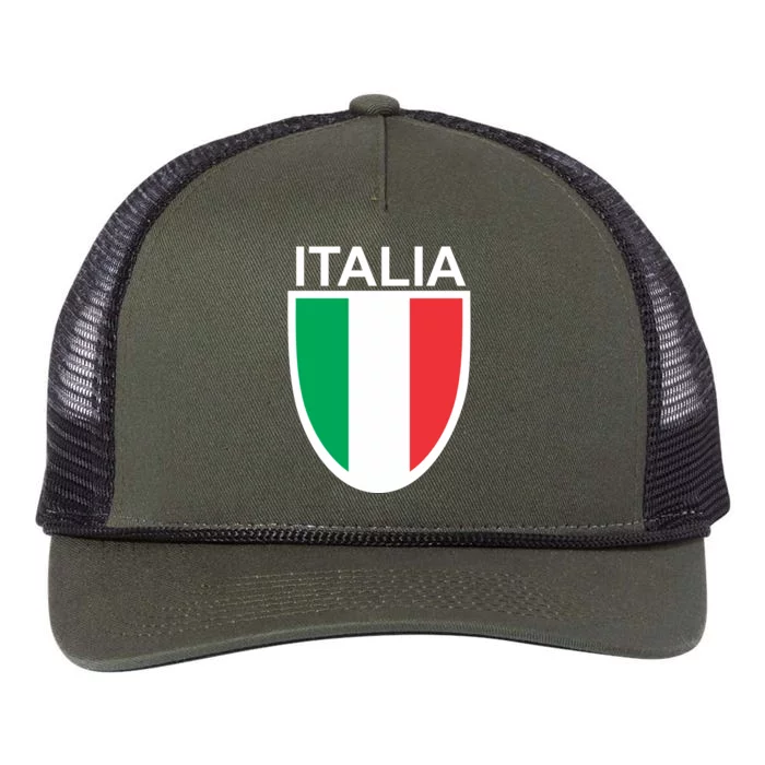 Italia Soccer Retro Rope Trucker Hat Cap