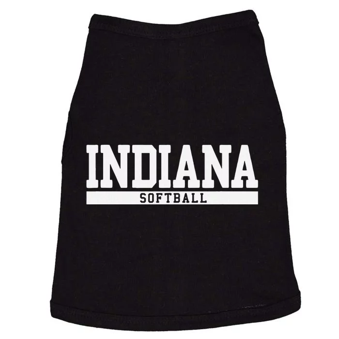 Indiana Softball Doggie Tank