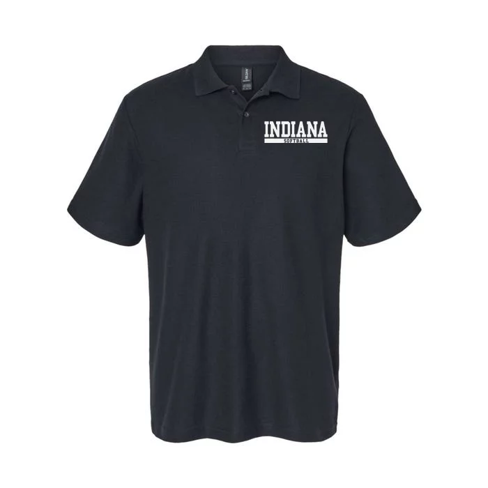 Indiana Softball Softstyle Adult Sport Polo