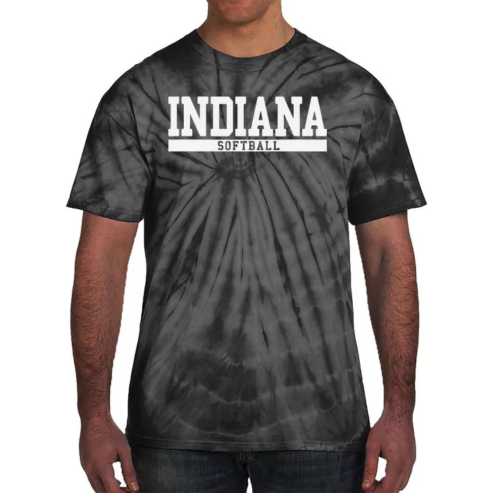 Indiana Softball Tie-Dye T-Shirt