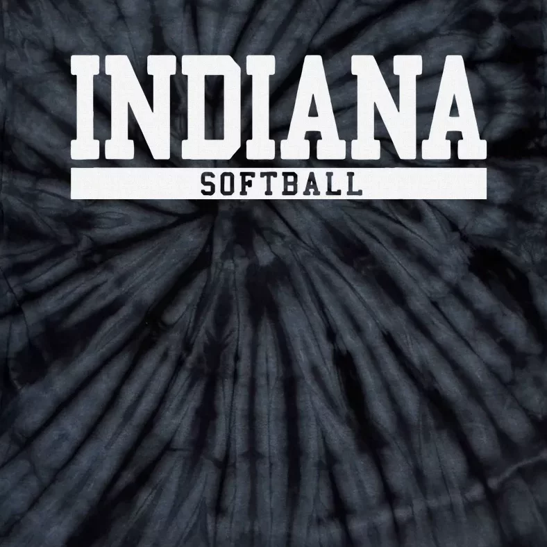 Indiana Softball Tie-Dye T-Shirt