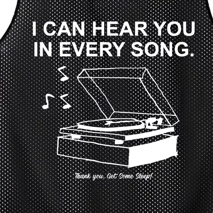 Ithinkihatemyself Store I Can Hear You In Every Song Limited Mesh Reversible Basketball Jersey Tank