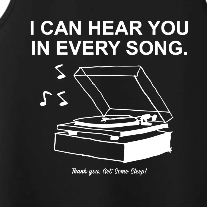 Ithinkihatemyself Store I Can Hear You In Every Song Limited Performance Tank