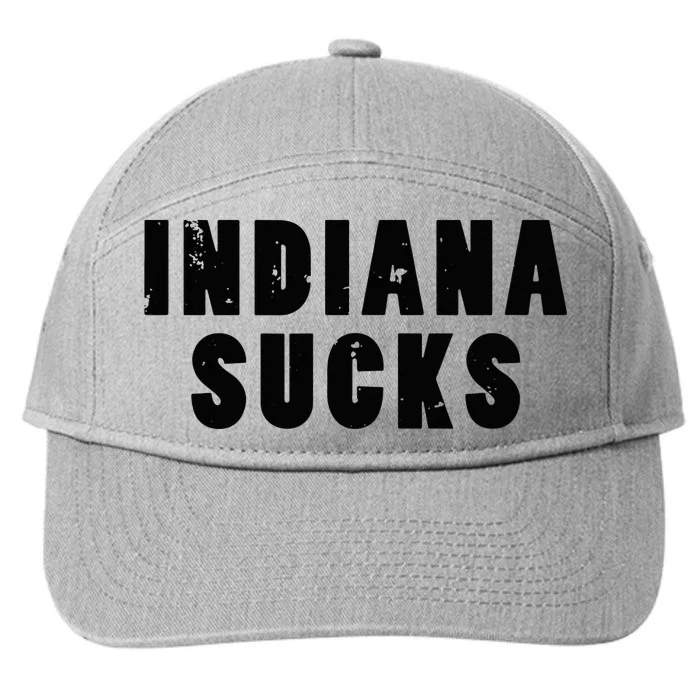 Indiana Sucks 7-Panel Snapback Hat