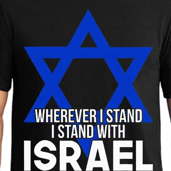 I Stand I Stand With Israel Pajama Set